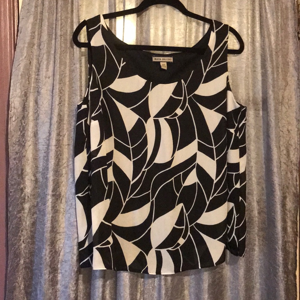 Dressy polyester tank top